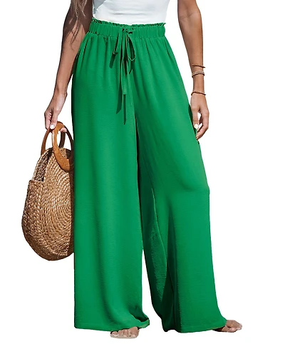 Cupshe Women's Summer Lovin Drawstring Wide-Leg Pants
