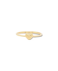 The Lovery Gold Puffy Heart Ring 14K Gold