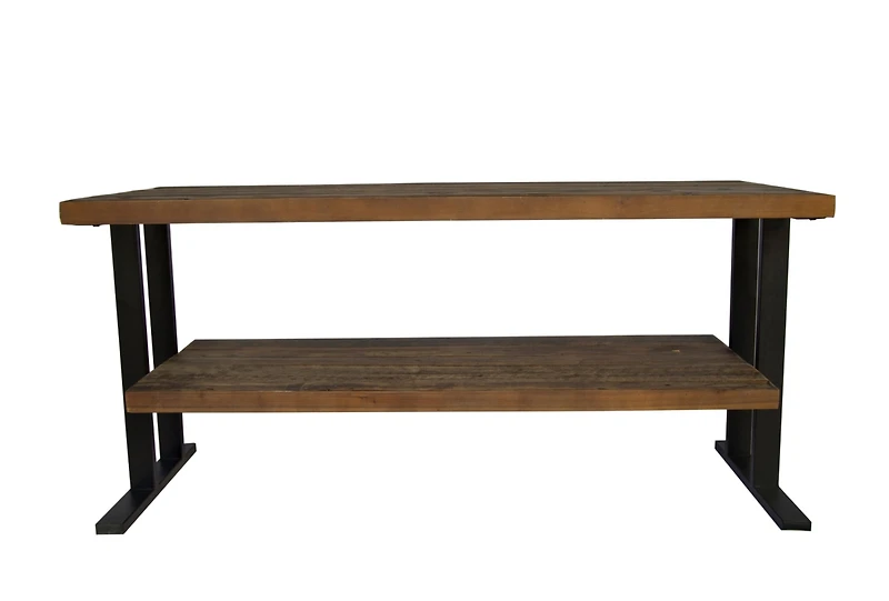 Streamdale Reclaimed Wood Media Console with Shelf