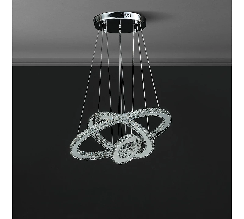 Streamdale Adjustable Eira Small Crystal Led Chandelier