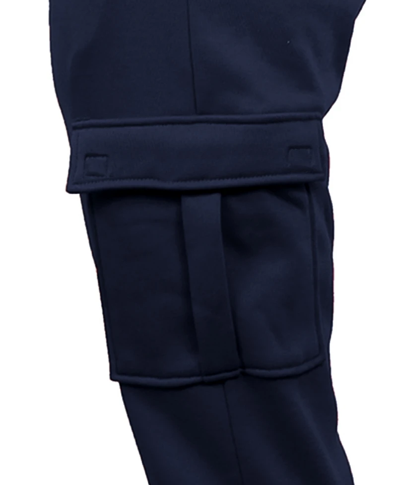 Carol Vee Women's Heavyweight Loose Fit Fleece-Lined Cargo Jogger Pants-4PK