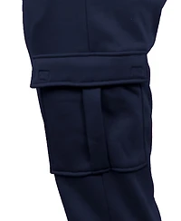Carol Vee Women's Heavyweight Loose Fit Fleece-Lined Cargo Jogger Pants-4PK
