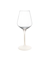 Villeroy Boch Manufacture Rock Blanc White Wine Glasses, Set of 4