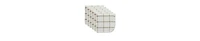 Design Imports Scrubber Dishcloths Collection Windowpane Dishrag Set, 12x12", White/Stone Stripe, 6 Piece