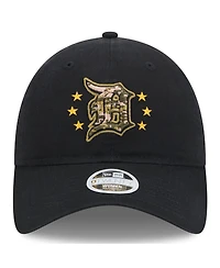 New Era Women's Black Detroit Tigers 2024 Armed Forces Day 9TWENTY Adjustable Hat