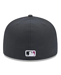 New Era Men's Graphite New York Mets 2024 City Connect Icon 59FIFTY Fitted Hat
