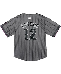 Nike Toddler Francisco Lindor Graphite New York Mets 2024 City Connect Limited Player Jersey