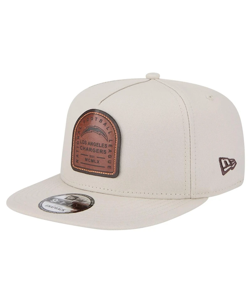 New Era Men's Stone Los Angeles Chargers Premier 9FIFTY Snapback Hat