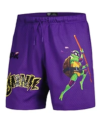 Freeze Max Men's Purple Teenage Mutant Ninja Turtles Donnie Defender Mesh Shorts