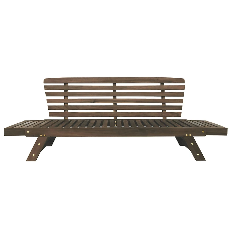 Streamdale Adjustable Patio Daybed Sofa with Gray Cushions