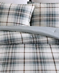 Eddie Bauer Alder Plaid Reversible 3 Piece Comforter Set