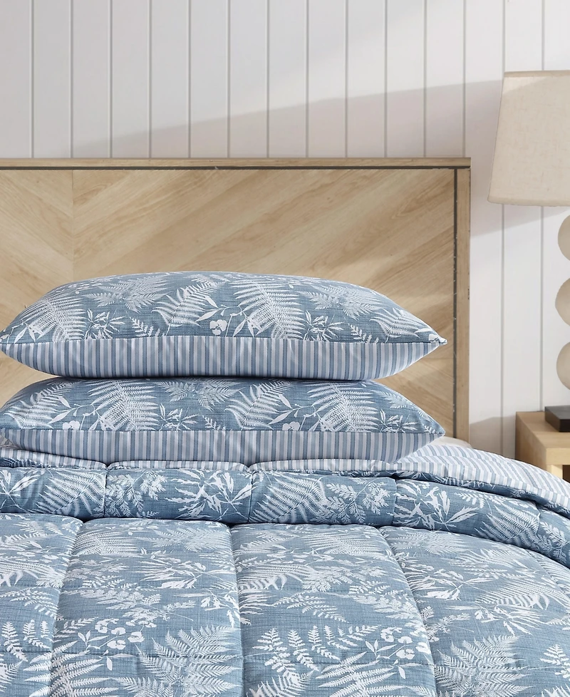 Eddie Bauer Fern Garden Reversible 2 Piece Comforter Set, Twin
