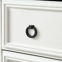 Streamdale White 6-Drawer Dresser with Easy Pull Handle