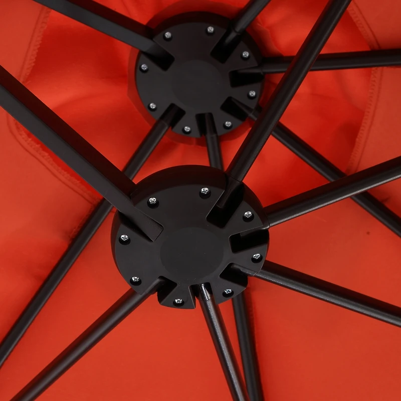 Streamdale 14.8ft Double-Sided Outdoor Umbrella (Orange)
