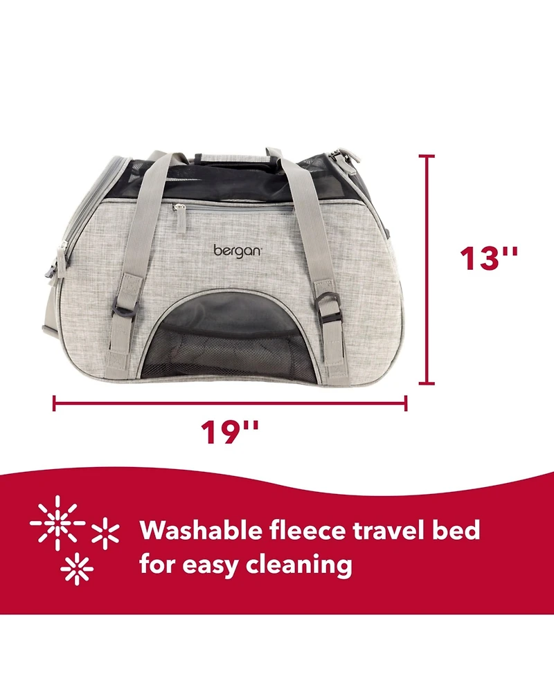 Coastal Pet Bergan - Comfort Carrier - Heather Grey