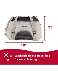 Coastal Pet Bergan - Comfort Carrier - Heather Grey