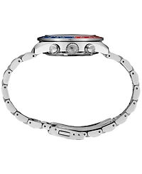 Seiko Men's Chronograph Solar Prospex Speedtimer Stainless Steel Bracelet Watch 42mm