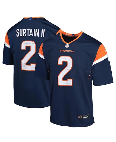 Nike Big Boys and Girls Patrick Surtain Ii Denver Broncos Alternate Game Jersey