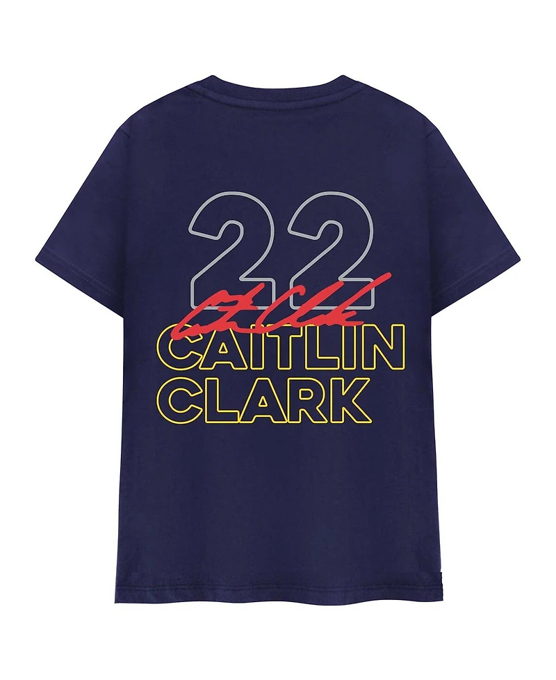 Round21 Men's and Women's Caitlin Clark Navy Indiana Fever Bound T-Shirt