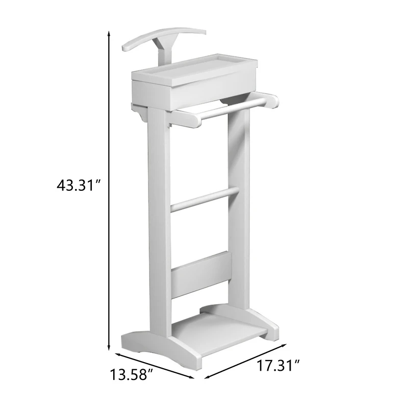 Streamdale Portable Garment Rack with Storage