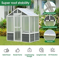 Streamdale Polycarbonate Greenhouse for Outdoor Plant Gardening