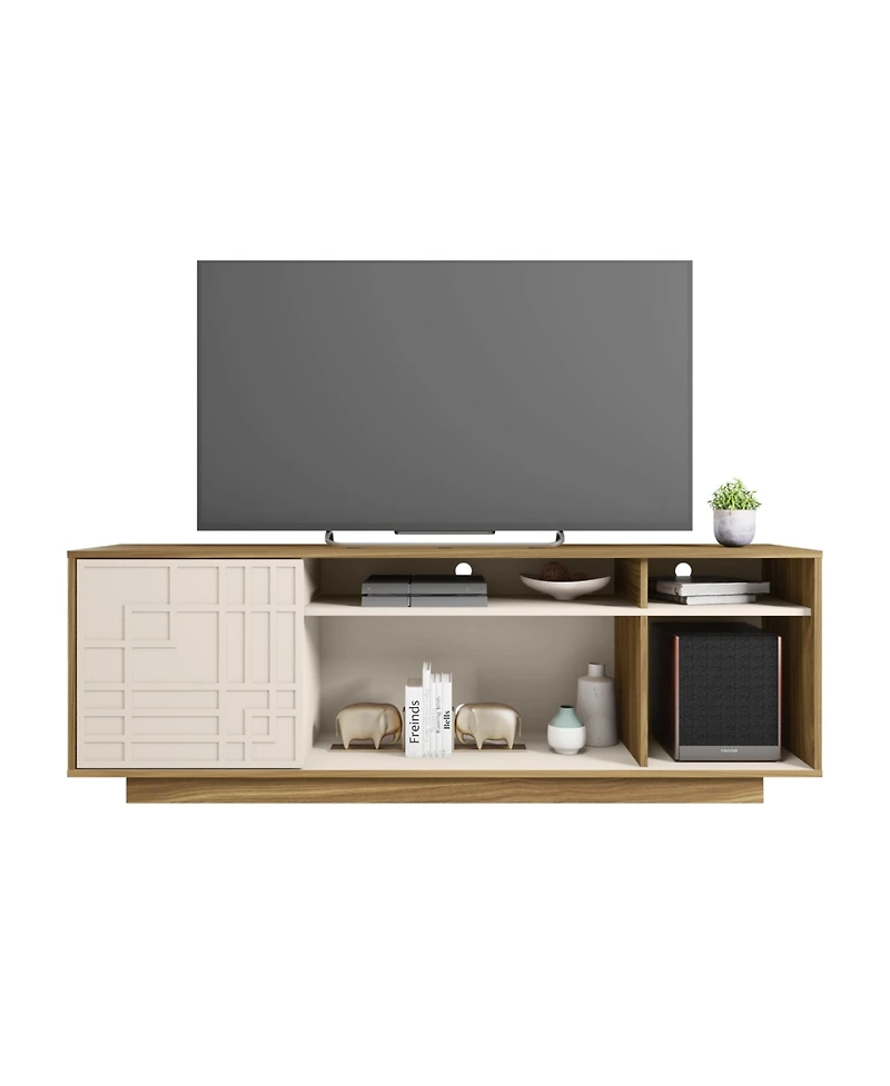 Streamdale Contemporary Tv Stand For TVs Up To 70", Oak