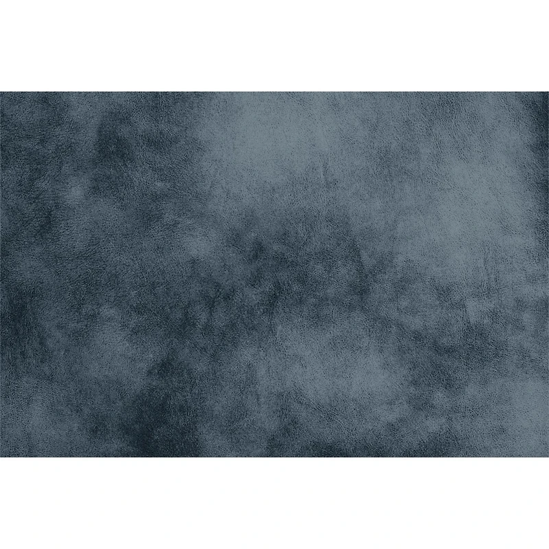 Simplie Fun Contemporary Genuine Leather 1 Piece Armless Chair Ink Blue Color Tufted Seat