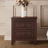 Streamdale Mid-Century Nightstand with Drawer