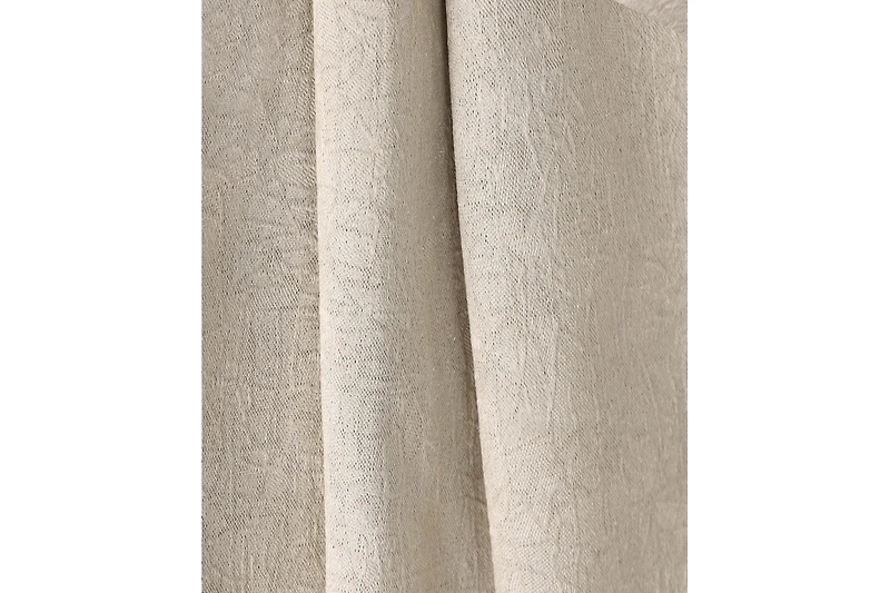 Superior Senna Textured Curtain Set of 2 Panels with Grommet Header, 52" X 108"