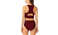 Coppersuit Women's Banded Halter Longline Bra Top