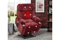 Dual Okin Motor Power Lift Recliner Chair For Elderly Infinite Position Lay Flat 180 Recline