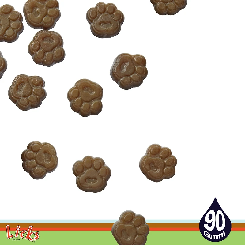 Licks Pill Free Licks Pill-Free Dog Calming Gummies - Zen Calming Aid Supplements for Aggressive Behavior & Nervousness
