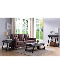 Simplie Fun Console Distressed Grey Black