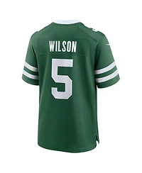 Nike Men's Garrett Wilson Legacy Green New York Jets Game Jersey