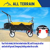 Streamdale Folding Utility Wagon Heavy-Duty, Portable