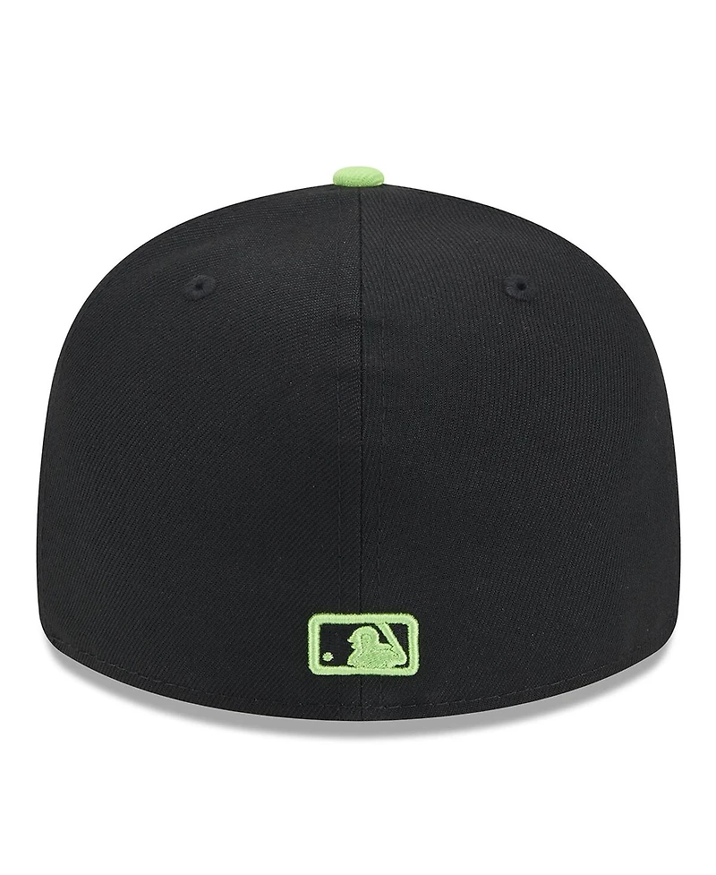 New Era Men's Black Tampa Bay Rays 2024 City Connect Low Profile 59FIFTY Fitted Hat