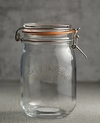 Kilner Set of Square Clip Top Jars