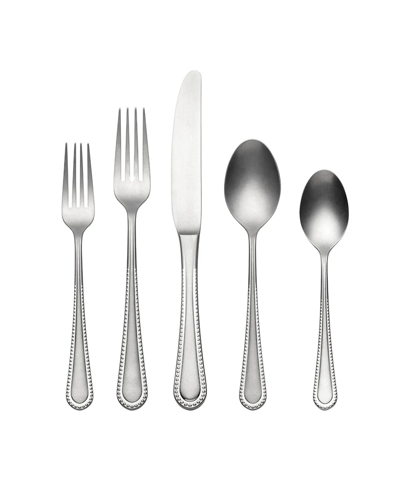 Oneida Hartwell Tumbled 42 Piece Flatware Set