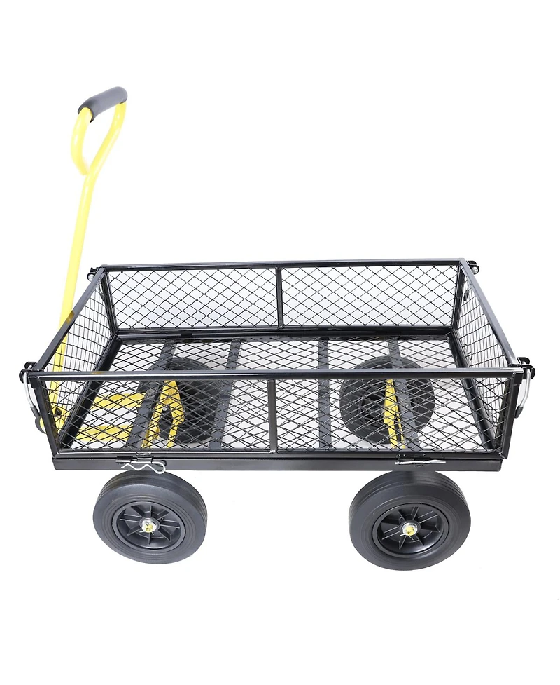 Streamdale Furniture Solid Wheels Tools Cart Wagon Cart Garden Cart Trucks Make It Easier To Transport Firewood