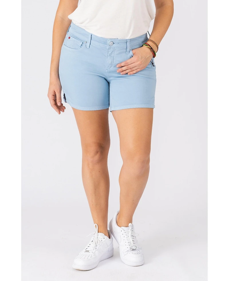 Slink Jeans Plus Side Vent Shorts