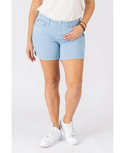Slink Jeans Plus Side Vent Shorts
