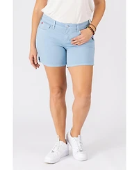 Slink Jeans Plus Side Vent Shorts