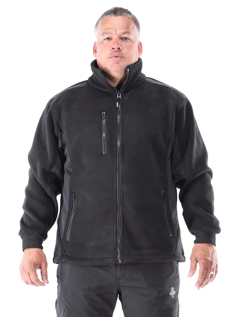 RefrigiWear Big & Tall Insulated Fleece Jacket - Warm, Durable, High-Performance Outerwear for Cold Weather