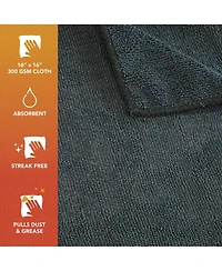 Arkwright Home Smart Choice Microfiber Cloths (12 Pack), 16x16, 49gm, Multi-Purpose, Reusable, Color Options