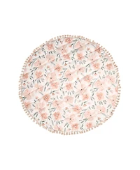 Crane Baby Baby Girls Parker Floral Quilted Playmat