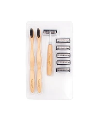 Pursonic Eco Friendly Razor & Toothbrushes Combo Pack
