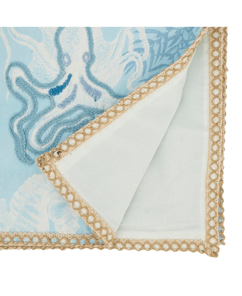 Saro Lifestyle Sealife Serenity Table Runner, 16"x72"