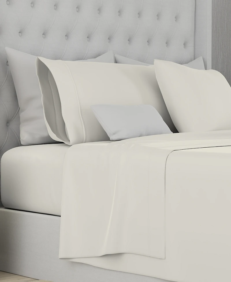 Color Sense 800 Thread Count Cotton Blend 4 Pc Sateen Sheet Set