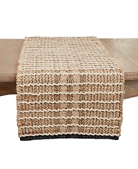 Saro Lifestyle Rope Knotwork Design Table Runner, 16"x72"