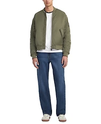 Guess Jeans Men's Water-Repellent Full-Zip Bomber Jacket